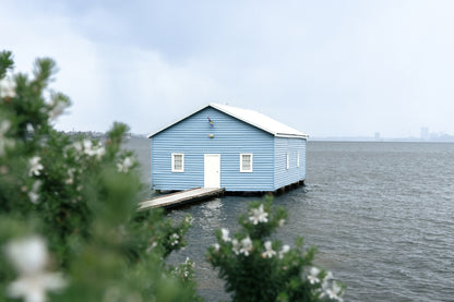 Perth Iconic Blue Boathouse